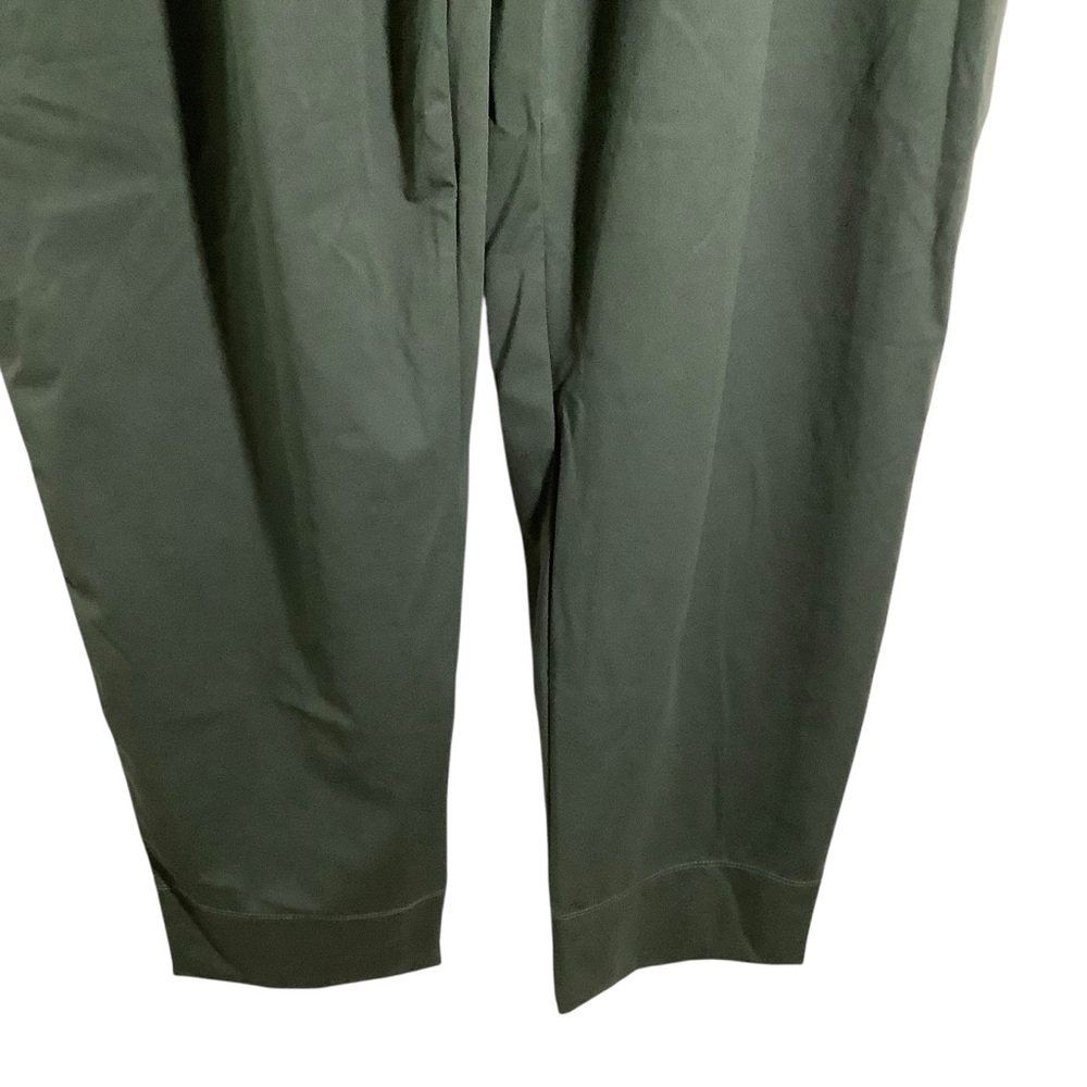 ADAY Women's Pants Turn It Up High Rise Pleated Green - Picture 3 of 8